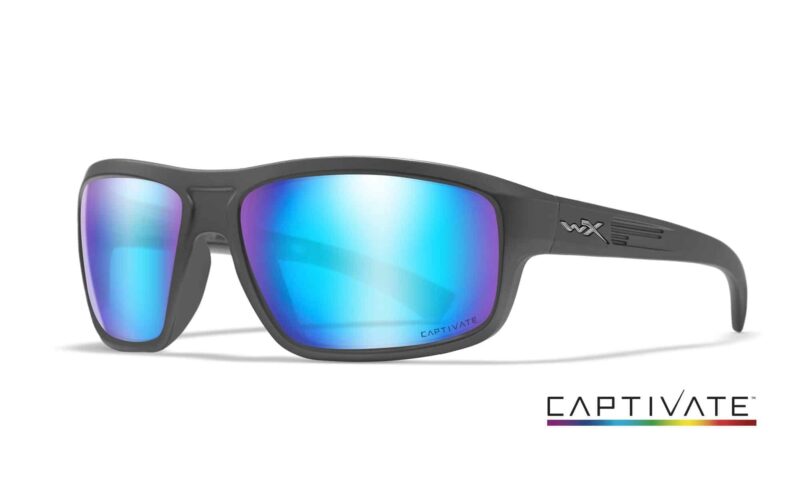 Okulary CONTEND CaptivateTM Polarized Blue Mirror Matte Graphite Frame